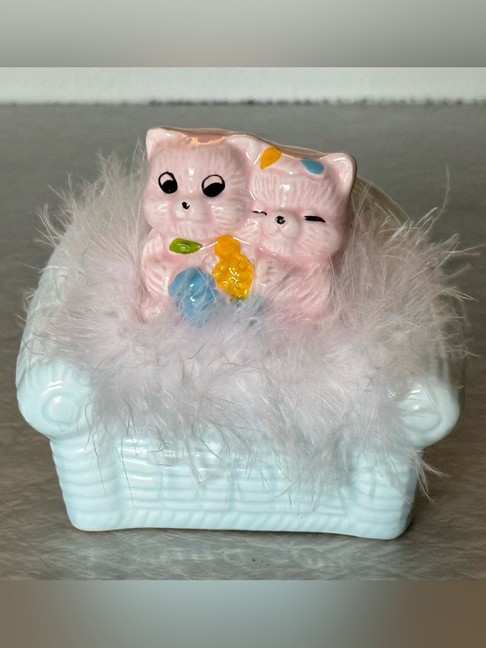 Vintage ceramic Cute cats bank